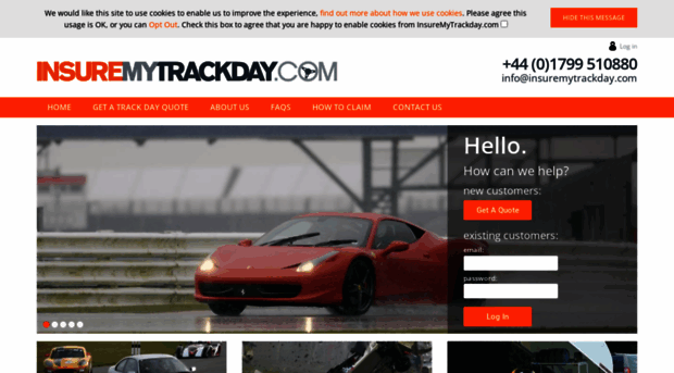 insuremytrackday.com