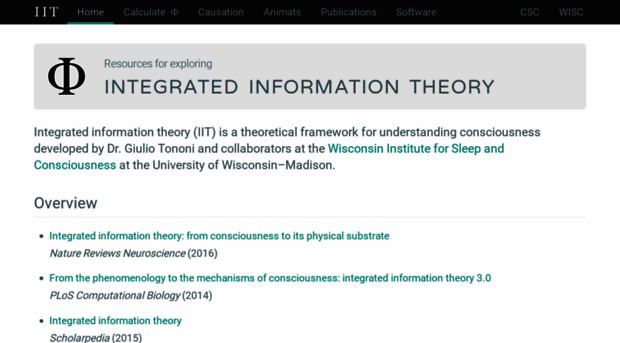 integratedinformationtheory.org