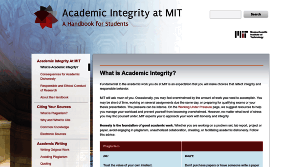 integrity.mit.edu