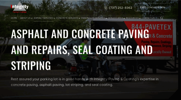 integritypavingtexas.com