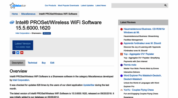 intel-proset-wireless-wifi-software.updatestar.com