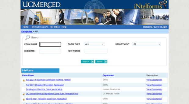 intelforms.ucmerced.edu