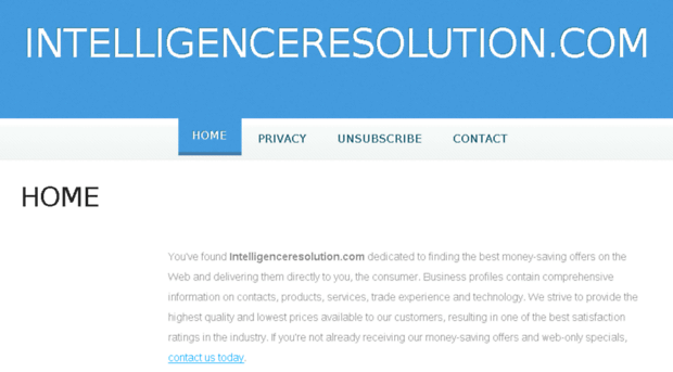 intelligenceresolution.com