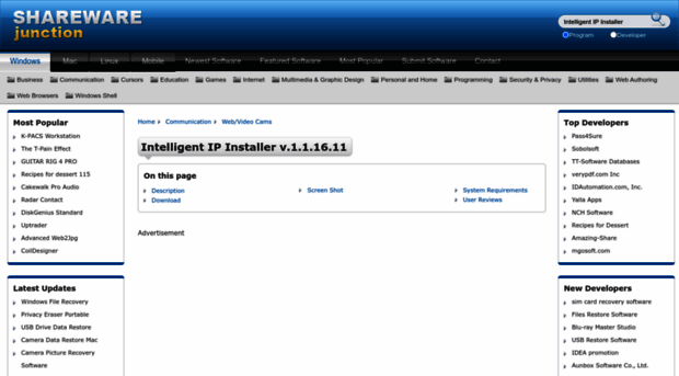 intelligent-ip-installer.sharewarejunction.com