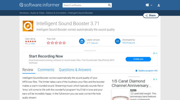 intelligent-sound-booster.software.informer.com