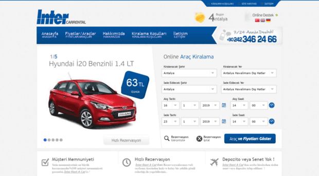 intercarrental.net