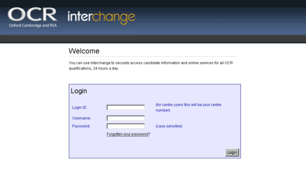 interchange.ocr.org.uk