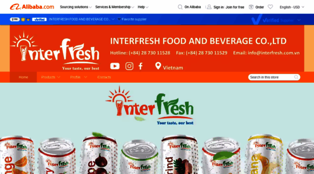 interfreshbeverage.trustpass.alibaba.com