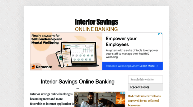 interiorsavingsonlinebanking.com