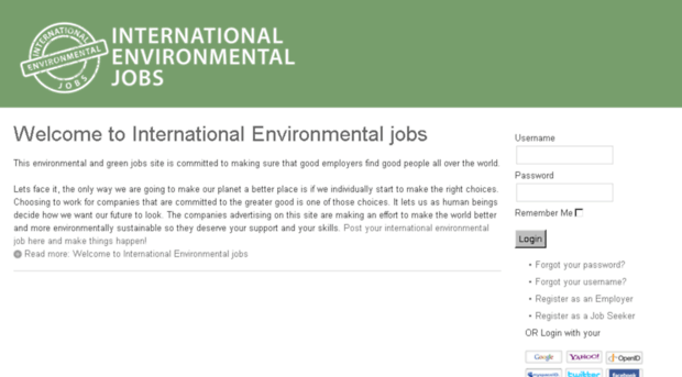 internationalenvironmentaljobs.com