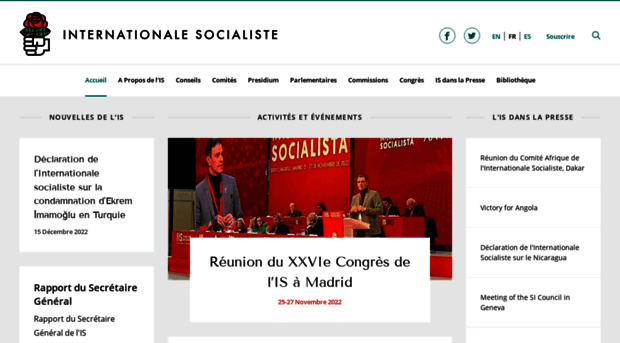 internationalesocialiste.org