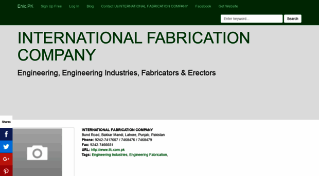 internationalfabricationcompany.enic.pk