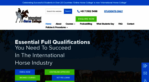 internationalhorsecollege.com