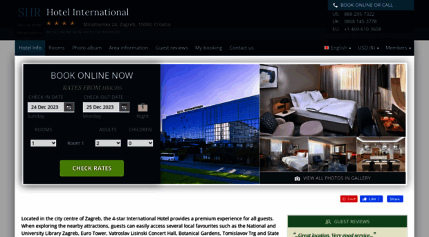 internationalhotelzagreb.com