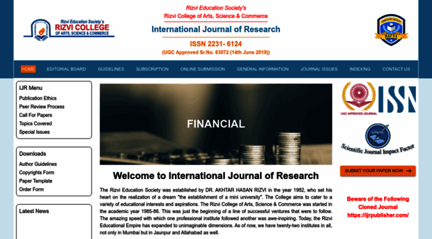 internationaljournalofresearch.co.in