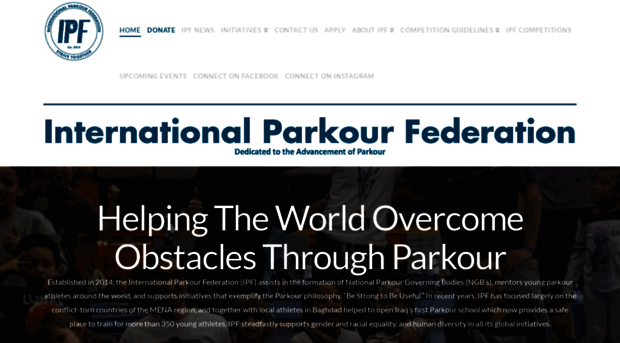 internationalparkourfederation.com