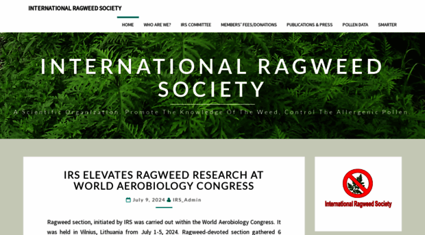 internationalragweedsociety.org