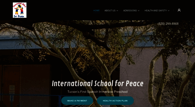 internationalschoolforpeace.com