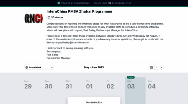 internchinapmsa2018.youcanbook.me