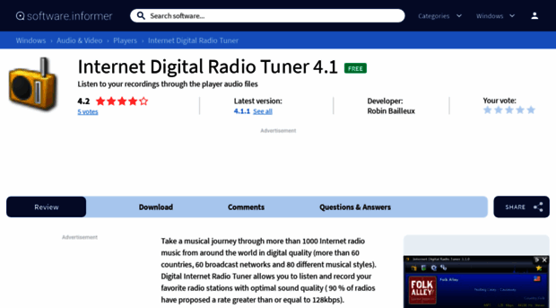 internet-digital-radio-tuner.software.informer.com