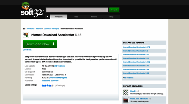 internet-download-accelerator.soft32.com