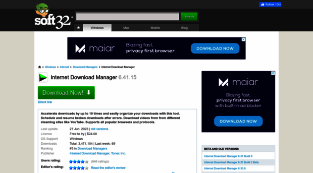 internet-download-manager.soft32.com