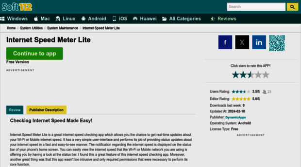 internet-speed-meter-lite.soft112.com