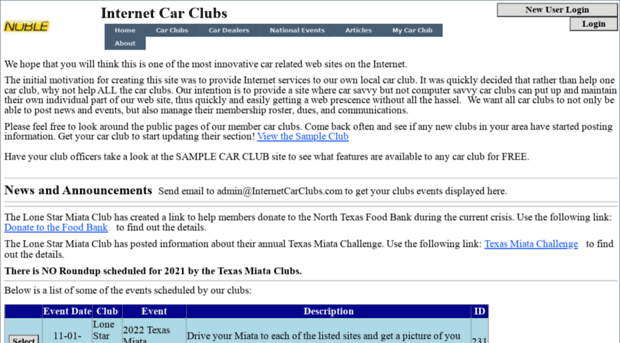 internetcarclubs.com