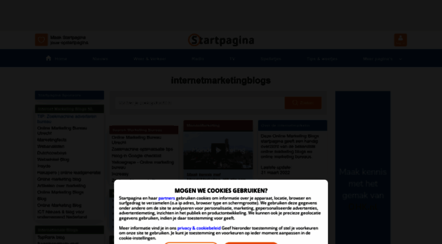 internetmarketingblogs.startpagina.nl