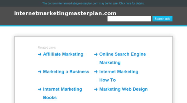internetmarketingmasterplan.com