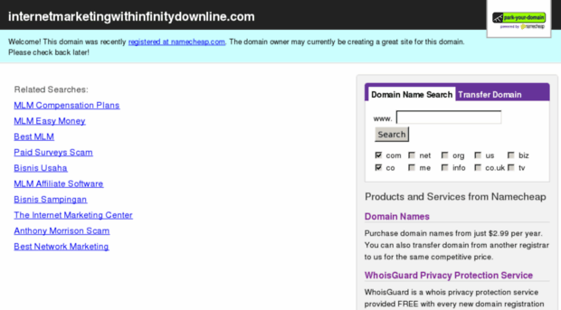 internetmarketingwithinfinitydownline.com