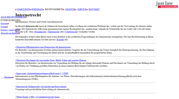 internetrecht.justlaw.de