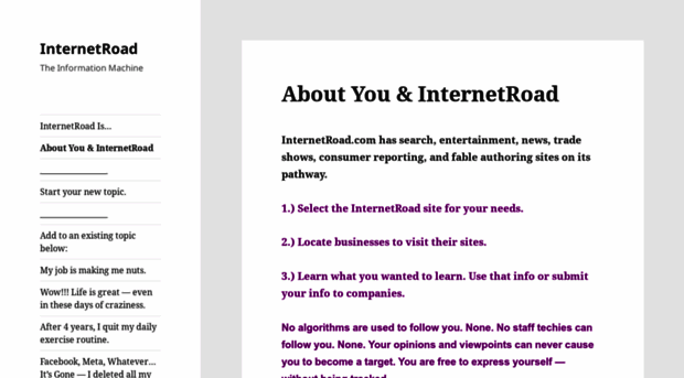 internetroad.com