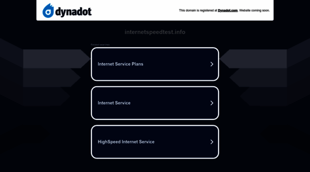 internetspeedtest.info