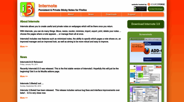 internote.sourceforge.net