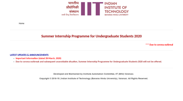 internship.iitbhu.ac.in