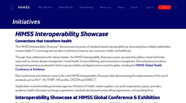 interoperabilityshowcase.org