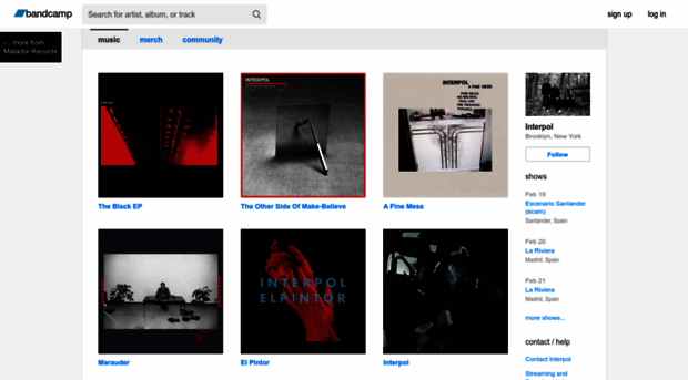 interpol.bandcamp.com