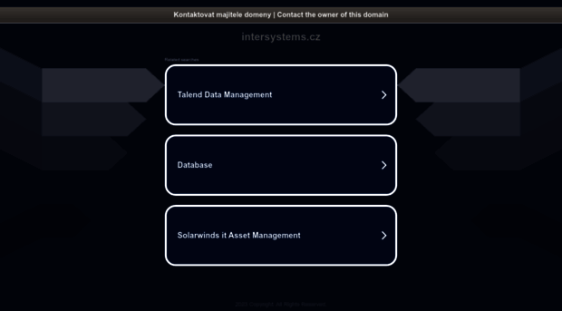 intersystems.cz