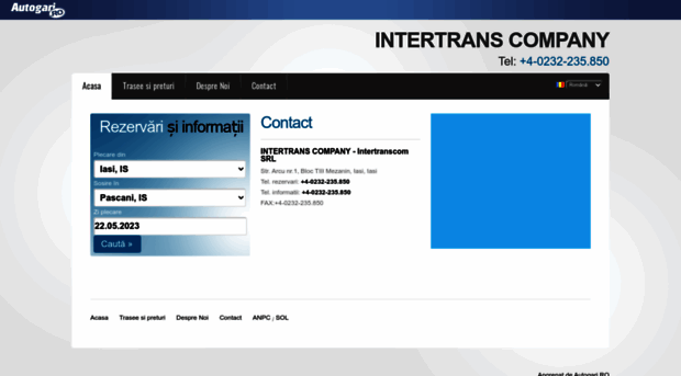 intertranscompany.autogari.ro