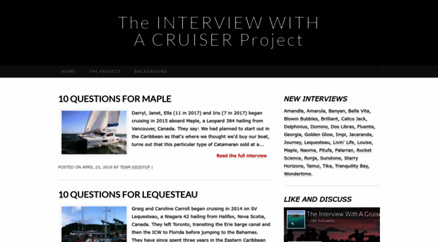 interviewwithacruiser.blogspot.com