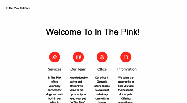 inthepinkpetcare.com