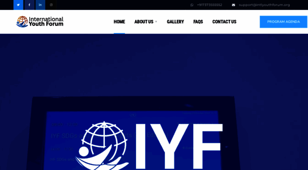 intlyouthforum.org