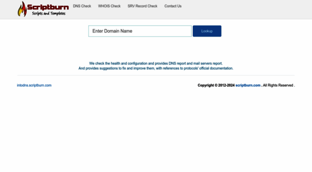 intodns.scriptburn.com