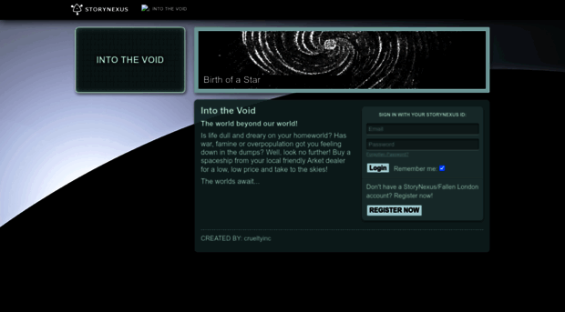 intothevoid.storynexus.com