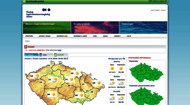 intranet.chmi.cz - Portál ČHMÚ : Home - Intranet Chmi