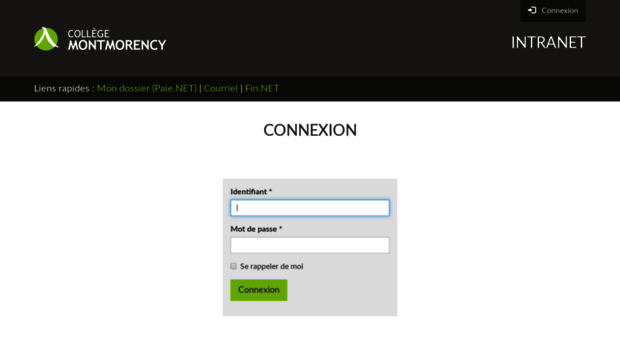 intranet.cmontmorency.qc.ca