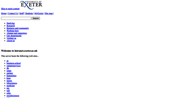 intranet.exeter.ac.uk
