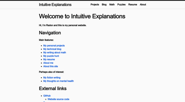 intuitiveexplanations.com