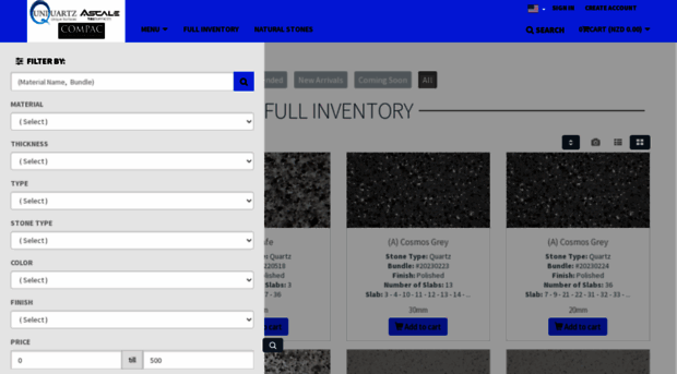 inventory.uniquartz.co.nz